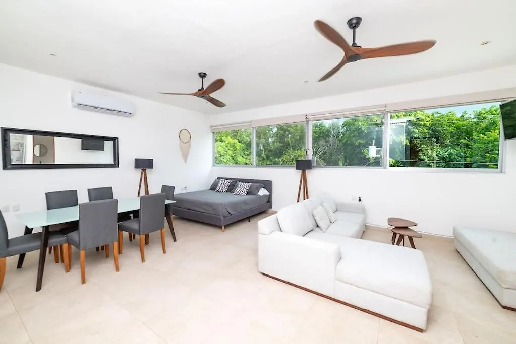 Relaxing Loft With Private Pool And Amazing Views In The Heart Of Tulum公寓